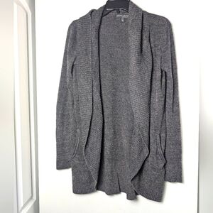 Barefoot dreams cardigan open front w pockets sz xs/s cozy comfy